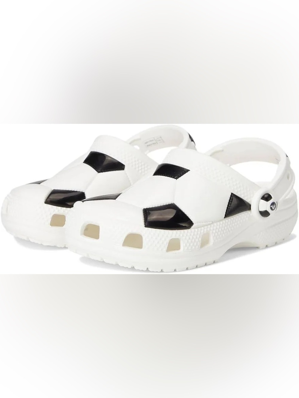 crocs classic soccer ball clogs